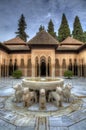 From the Palace of Lions at Al Hambra in Andalusia, Spain