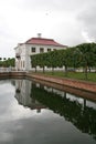 Palace Marli in Petergof Lower Park near a pond, Petergof, Russia