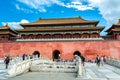Palace Museum Forbidden City in Beijing, China Royalty Free Stock Photo