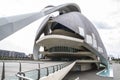 Palace music, modern museum architecture in the Spanish city of