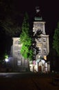 The Palace at night.