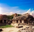 The Palace observation tower in Palenque, Maya city in Chiapas, Mexico Royalty Free Stock Photo