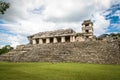 Palace and observatory at mayan ruins of Palenque - Chiapas, Mexico Royalty Free Stock Photo