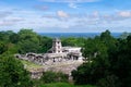Palace at the Palenque archaeological site, Mexico Royalty Free Stock Photo