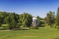 Palace and Park ensemble of the Pavlovsk Palace, Park with the temple of Friendship. Pavlovsk, St. Petersburg,