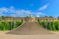 Palace and park Sanssouci, Potsdam, Germany Royalty Free Stock Photo