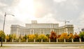 Palace of Parliament also known as the People`s House in Bucharest Royalty Free Stock Photo