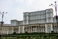 Palace of Parliament at night time, Bucharest, Romania Royalty Free Stock Photo