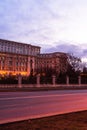 Palace of the Parliament (Palatul Parlamentului) in Bucharest, capital of Romania, 2020 Royalty Free Stock Photo