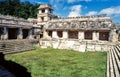 The Palace, Patio of the Captives, Palenque Archaeological Park, UNESCO World Heritage Site, Palenque, Chiapas, Mexico, North