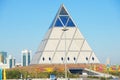 Palace of Peace and Reconciliation building in Astana, Kazakhstan.