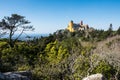 Palace of Pena in Sintra. Lisbon, Portugal. Royalty Free Stock Photo