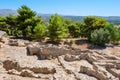 Palace of Phaistos. Crete, Greece Royalty Free Stock Photo