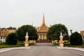 The palace in Phnom Penh Royalty Free Stock Photo