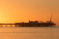 Palace Pier, Brighton at Dawn Royalty Free Stock Photo