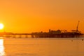 Palace Pier, Brighton at Dawn Royalty Free Stock Photo