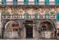Palace of Pima Family in the Old Town of Kotor in Montenegro Royalty Free Stock Photo