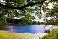 Palace pond Machern Royalty Free Stock Photo