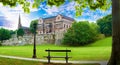 Palace Sobrellano, Comillas, Cantabria, Spain Royalty Free Stock Photo