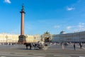 Palace Square With Alexander Column And General Staff, St Petersburg, Russia