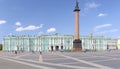 Palace Square, Saint-Petersburg, Russia Royalty Free Stock Photo