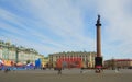 Palace square in St. Petersburg