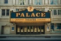 Palace Theater vintage sign, Waterbury, Connecticut