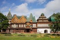 The palace of Tsar Alexei Mikhailovich in the Kolomenskoye Museum Reserve, Moscow city, Russia Royalty Free Stock Photo