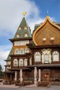 The towers of palace of Tsar Alexei Mikhailovich in the Kolomenskoye Museum Reserve, Moscow city, Russia Royalty Free Stock Photo