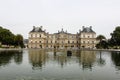 Palace of Versailles with fountain Royalty Free Stock Photo