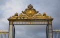 Palace of Versailles France Golden Gate Royalty Free Stock Photo