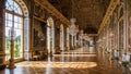 Palace of versailles hall of mirrors: baroque architecture and opulent interiors Royalty Free Stock Photo