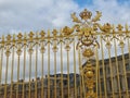 Golden Gate at Versailles Palace gardens in Paris Europe Royalty Free Stock Photo