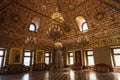 Palace of the Volkov-Yusupovs of the 17th century in Moscow, interior of the throne room