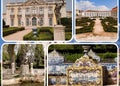 The PalÃ¡cio Nacional de Queluz is a rococo palace located in Sintra, Portugal. It is a UNESCO World Heritage Site Royalty Free Stock Photo