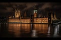 The Palace of Westminster - London, England (Generative AI)
