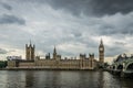 Palace of Westminster with the Big Ben in London, England Royalty Free Stock Photo