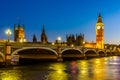 The Palace of Westminster, London Royalty Free Stock Photo