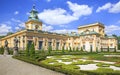 The Palace in Wilanow district in Warsaw, Poland.