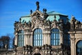 Palace Zwinger in the Old Town Dresden, the Capital City of Saxony Royalty Free Stock Photo