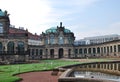 Palace Zwinger in the Old Town Dresden, the Capital City of Saxony Royalty Free Stock Photo