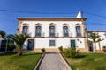 The Palacete Turismo Rural - a Manor Guest House hotel in Flor da Rosa. Royalty Free Stock Photo