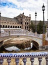 Spain square in seville Royalty Free Stock Photo