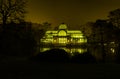 Palacio Cristal in Park Buen Retiro in Madrid water river pond t