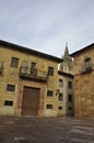 Palacio de Arzobispal Building from Plaza de Corrada del Obispo Square of Oviedo City in Spain