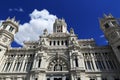 Palacio de comunicaciones, he old buildings in Madrid, Spain