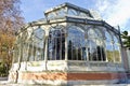 Palacio de Cristal in Madrid - Spain Royalty Free Stock Photo