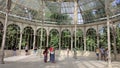 Palacio de Cristal, Parque del Retiro, Madrid, Spain Royalty Free Stock Photo