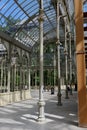 Palacio de Cristal, Parque del Retiro, Madrid, Spain Royalty Free Stock Photo