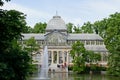 Palacio de Cristal, Parque del Retiro, Madrid, Spain Royalty Free Stock Photo